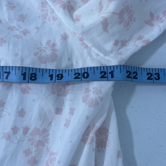 Vtg Take Nine Dress Womens L Floral Maternity Wear Lace Fairycore 90s Made USA - Picture 8 of 12